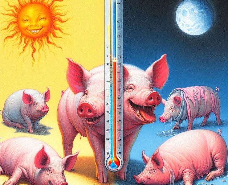 天氣多變化-豬豬的溫差緊迫