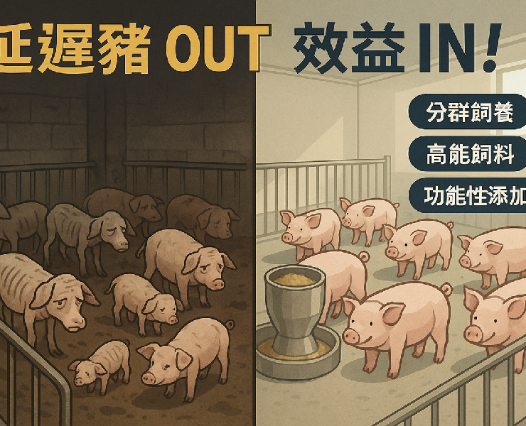 養豬場必看：提升生長效率，降低延遲豬比例的方法！