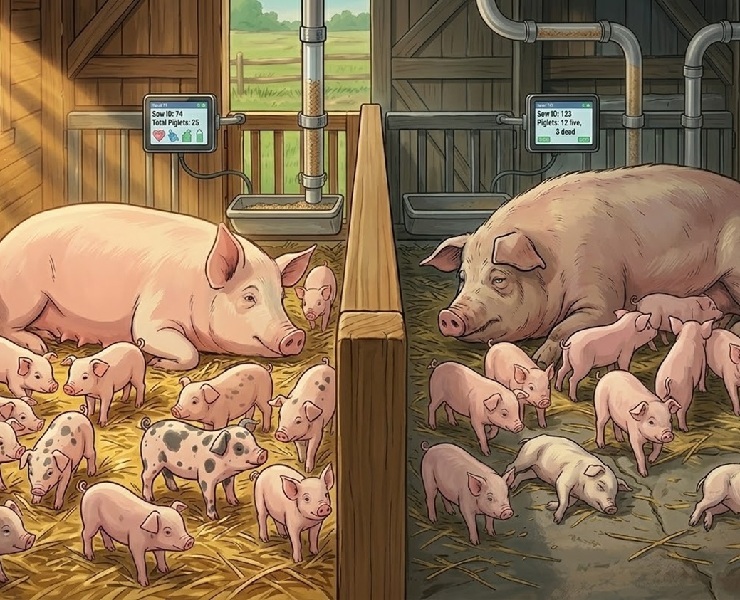 母豬胎次對仔豬離乳前死亡率的影響大於每日餵飼頻率